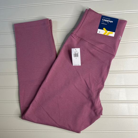 NWT OLD NAVY Pink Extra High Rise Crop Powerchill Workout Athletic Leggings Sz S - Picture 6 of 6